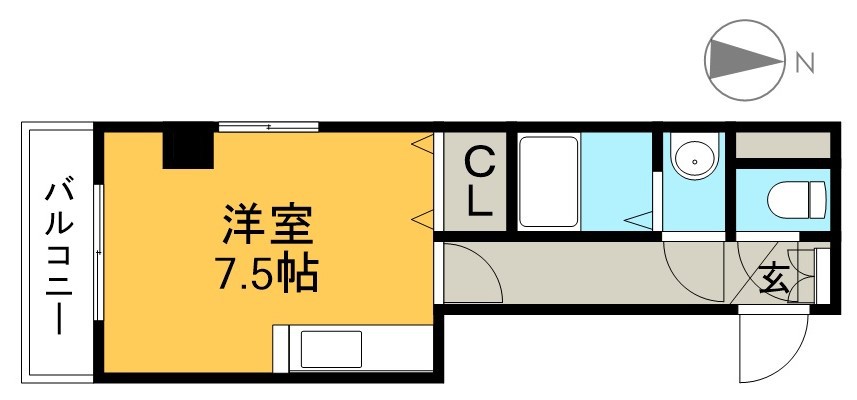 オリーブハウス 301号室 間取り