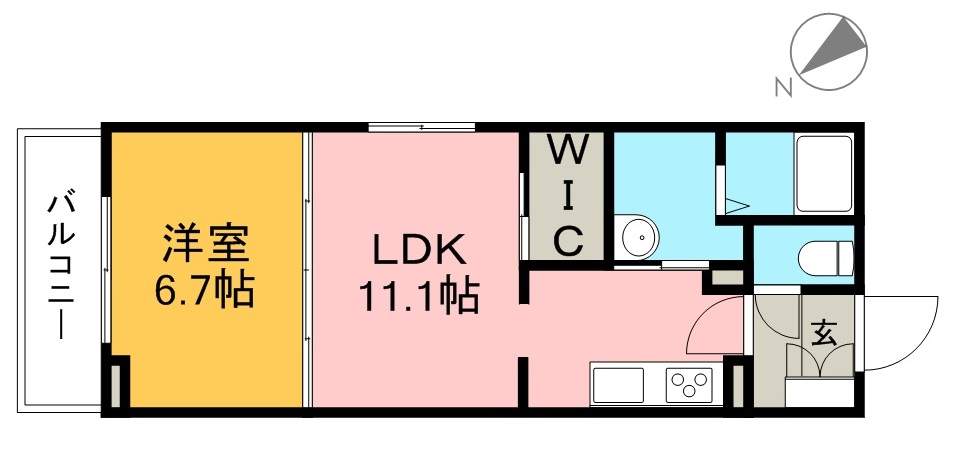 ベレオ　ゴールド 303号室 間取り