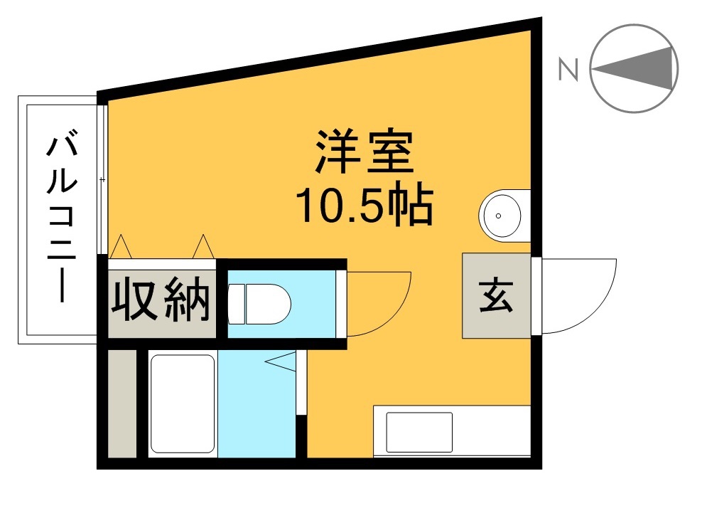 マザーグース＆Ｍ・Ｋ 305号室 間取り