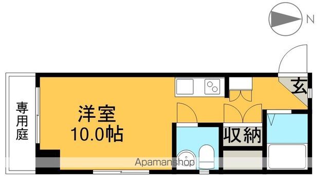 サンテラス北本町 101号室 間取り