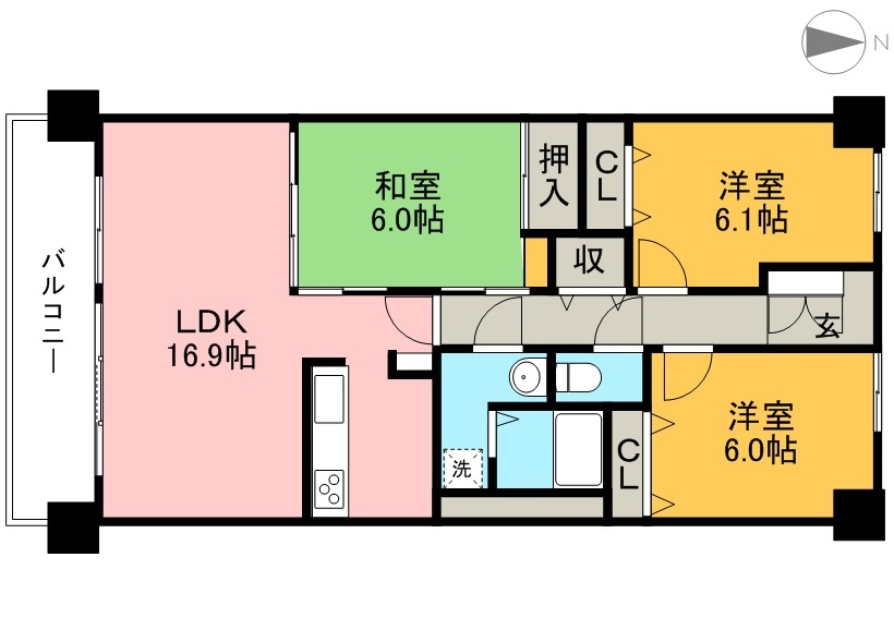 サントノーレ高須 間取り図