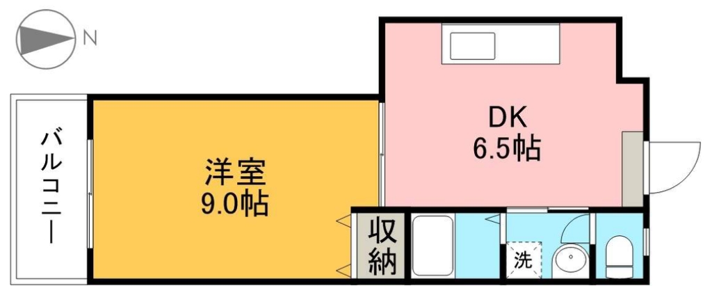 メゾンレーヴ南万々 303号室 間取り