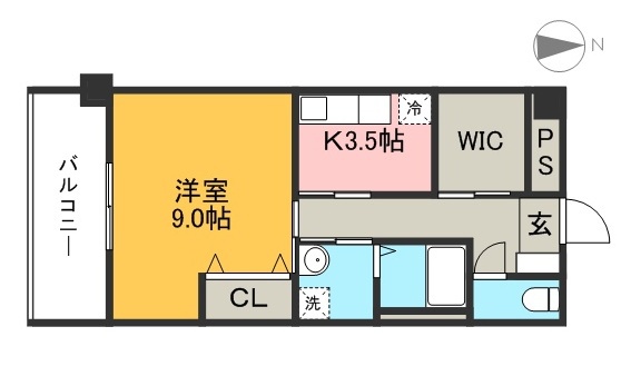 ドリームハウスしののめ 302号室 間取り