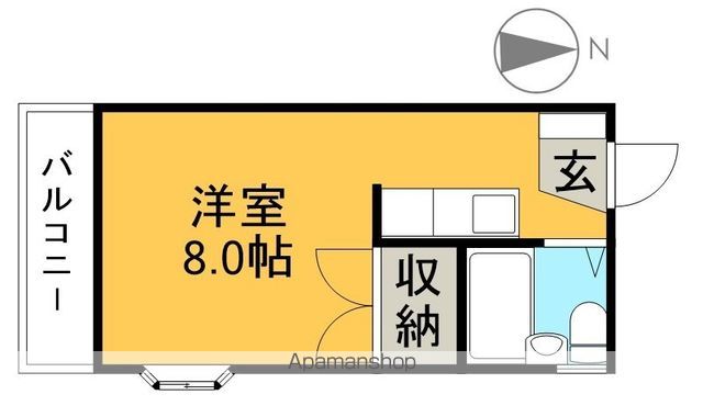 サンハイツ 401号室 間取り