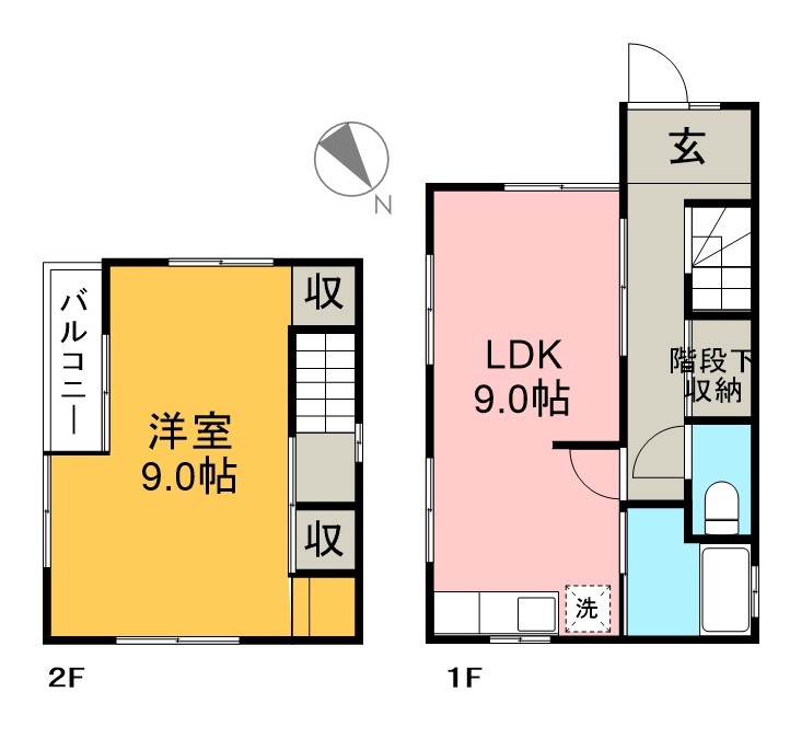 神田戸建（３４７－６５） 間取り