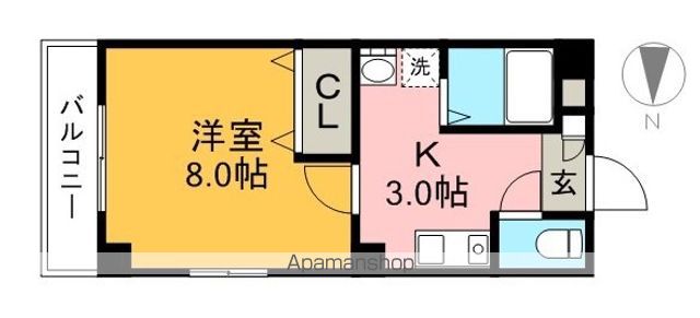 レジデンス山手 201号室 間取り