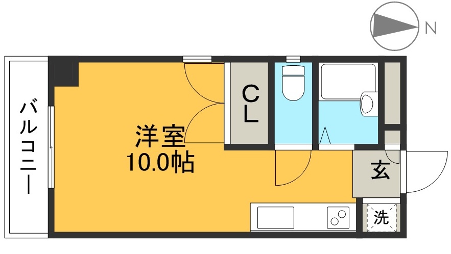 エトワール愛宕Ⅱ 302号室 間取り