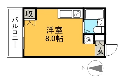 エトワール愛宕Ⅱ 403号室 間取り