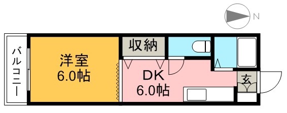 三しどビル 402号室 間取り