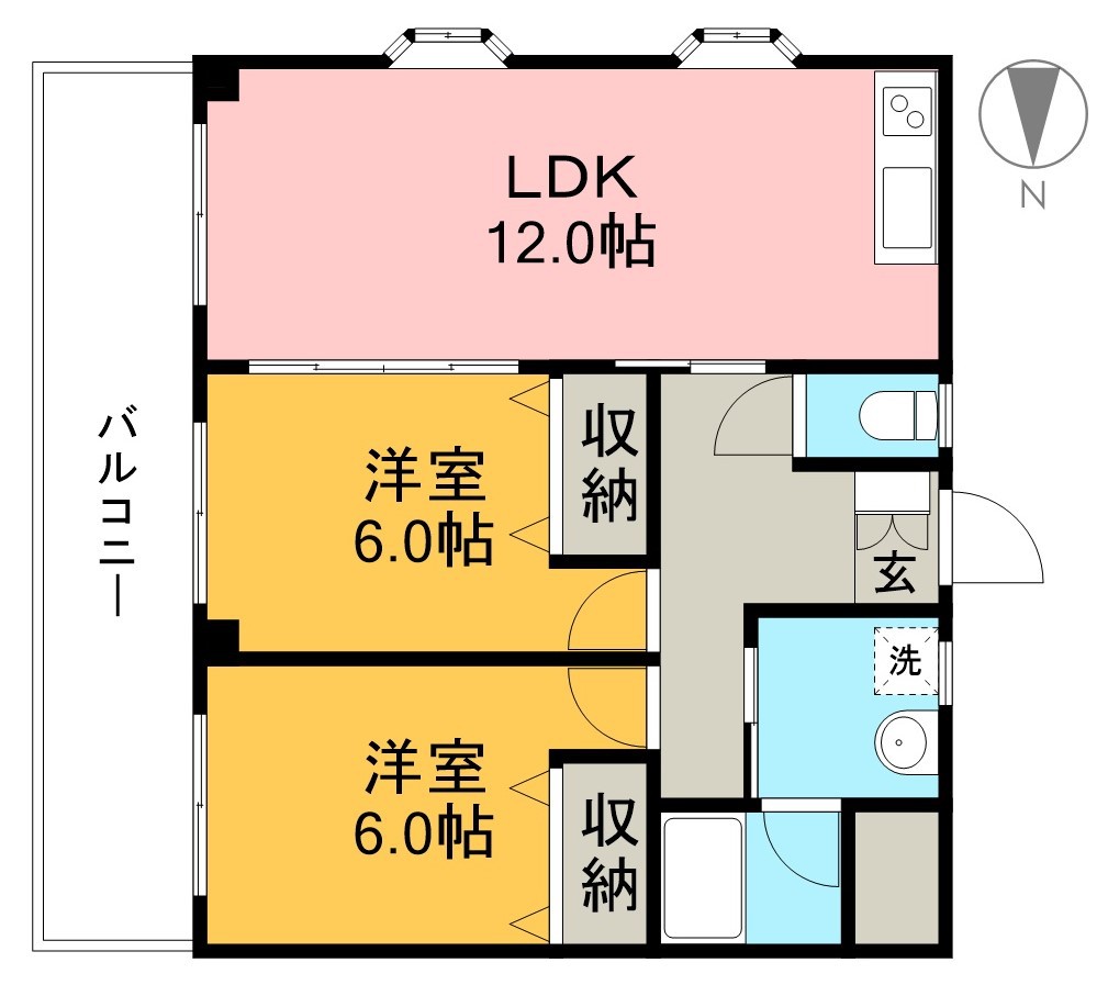 シャルル一ツ橋 間取り図