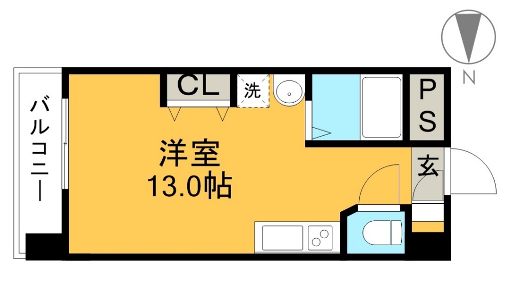 アーバンシンフォニー美門 203号室 間取り