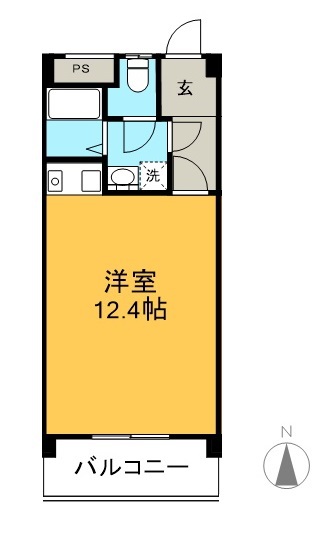 ノーブル・コート 203号室 間取り