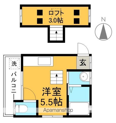 アリストハイツ 202号室 間取り