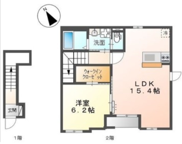 Ｍａｈａｎａ雄峰﨑 202号室 間取り