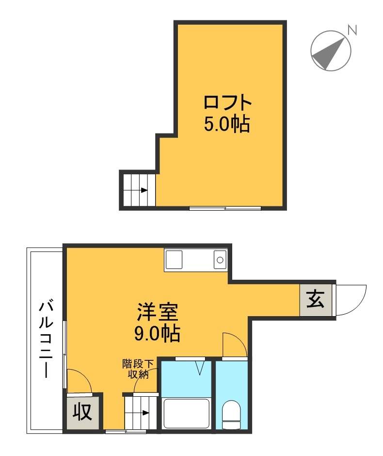 アプリ 301号室 間取り