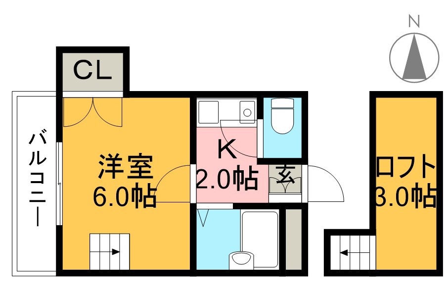 ＳＴハウスⅡ 202号室 間取り