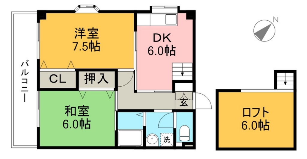 メゾン土佐 間取り図