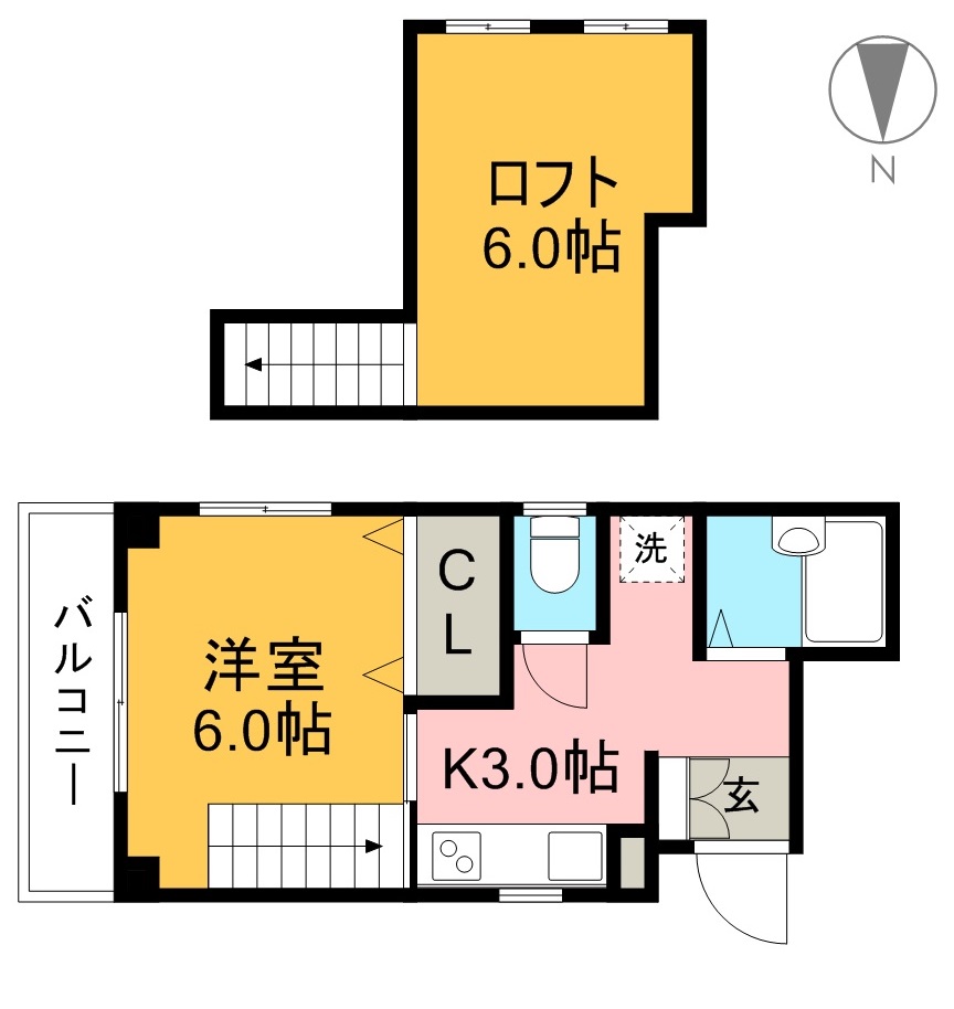 Ｐｌａｚａ　１１６ 403号室 間取り
