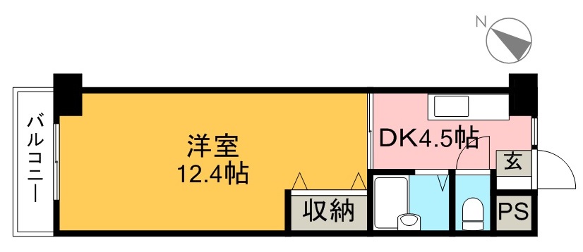 ロゼ３ 907号室 間取り