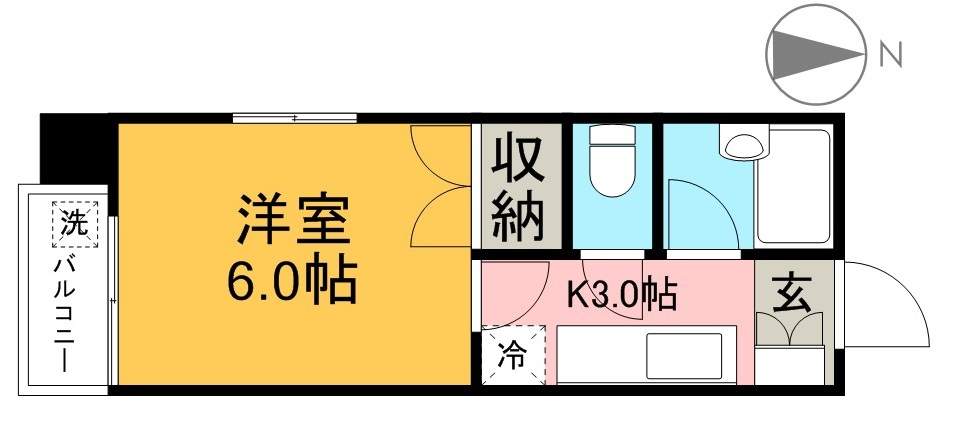 メゾーンあけぼのⅢ 間取り図