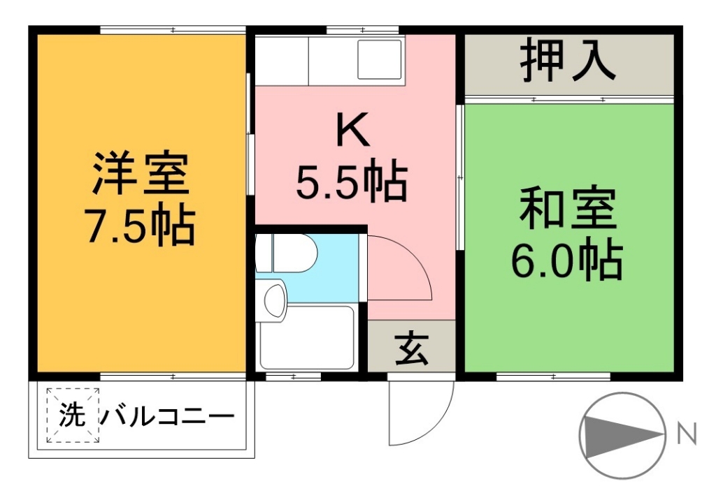 ｍａｆｏｌａ１ 103号室 間取り