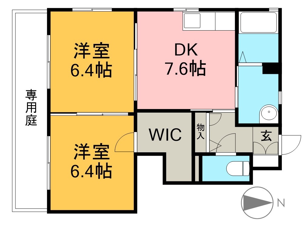 ダイヤメゾン　Ｃ棟 間取り図