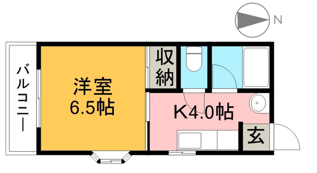 コーポ泉川 301号室 間取り