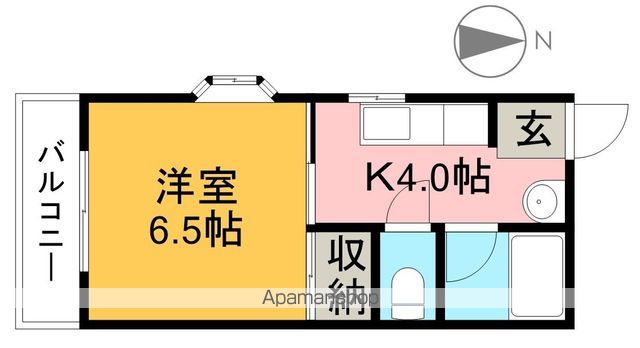 コーポ泉川 202号室 間取り