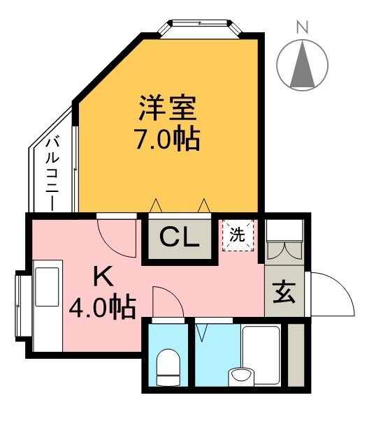 八反町ウイング 間取り図