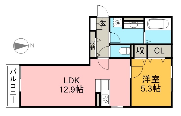 グランフェリオⅡ 間取り図