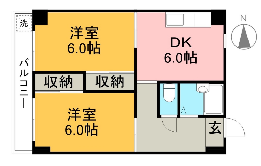 シャペル９ 間取り図