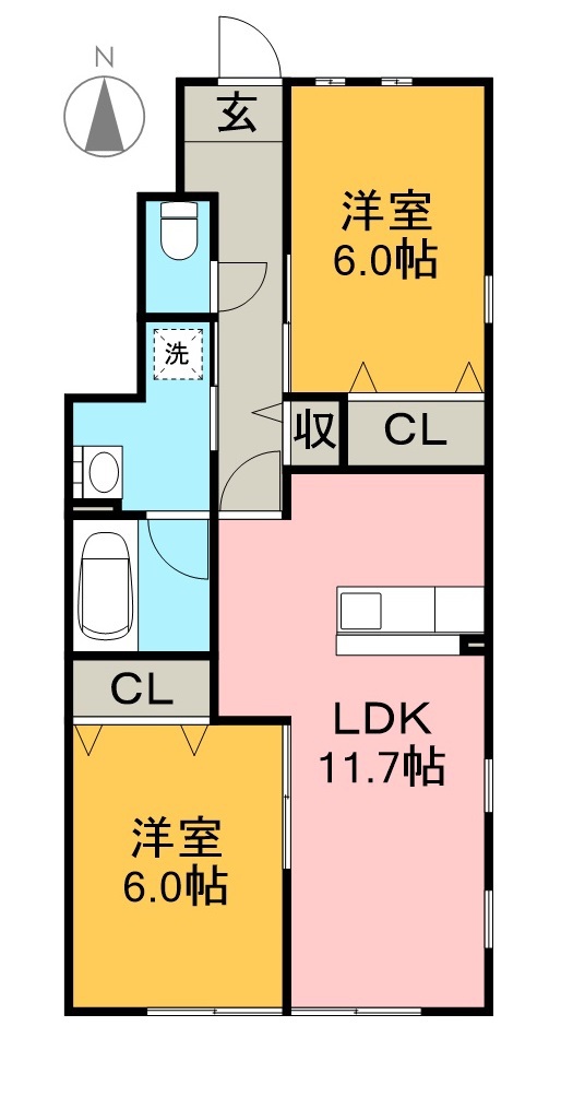 メゾン　リジエール 間取り図