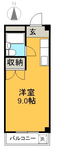 コーポ曙 305号室 間取り