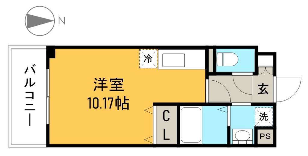 ＣｏＣｏ北本町 302号室 間取り