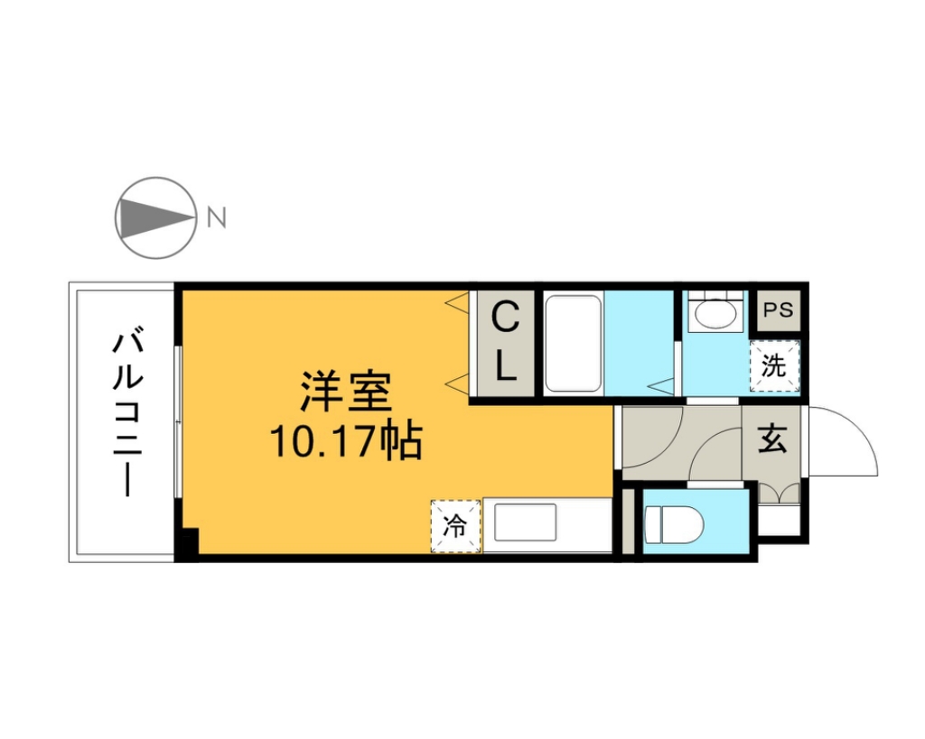 ＣｏＣｏ北本町 403号室 間取り