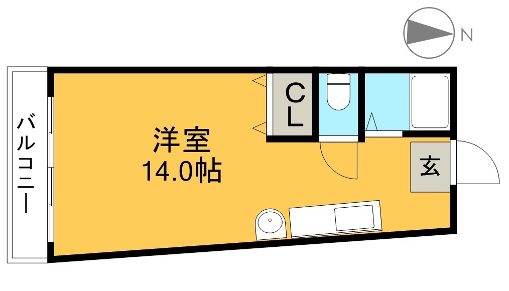 マザーグース＆Ｍ・Ｋ 303号室 間取り