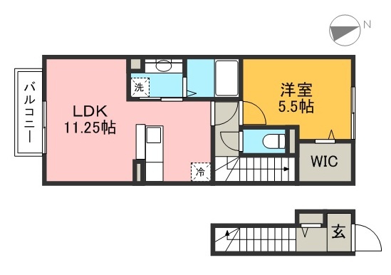 シイノキ 202号室 間取り