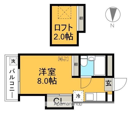 新堀ハイツ２ 302号室 間取り