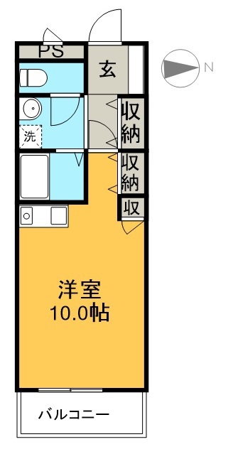 ル　コレクティブＴＡＮＡＢＥ 303号室 間取り