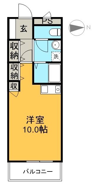 ル　コレクティブＴＡＮＡＢＥ 204号室 間取り