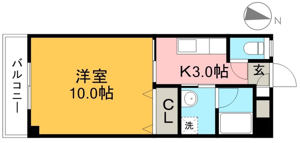 メゾンロンドゥ・トワ 310号室 間取り