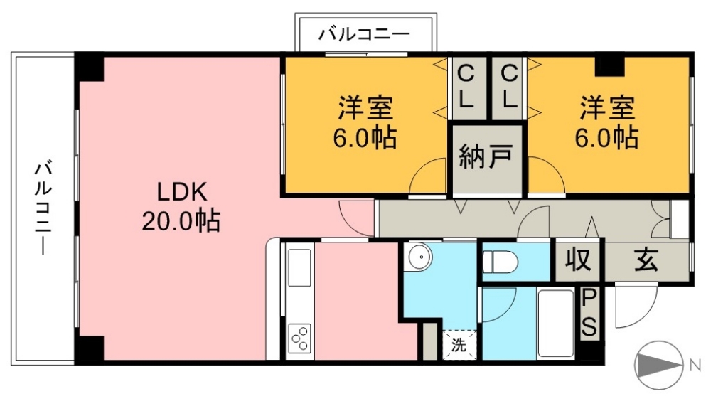 Ｒａｆｆｉｎｅ 805号室 間取り