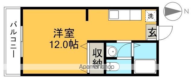 パークハイツ 1号室 間取り