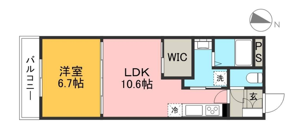 ベレオ　グート 302号室 間取り