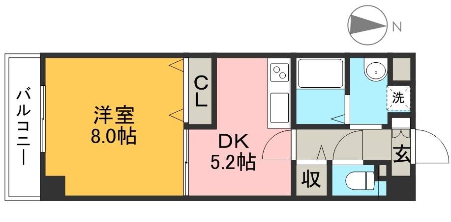 エルフィーノ 603号室 間取り