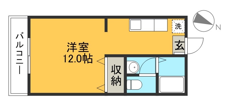 パークハイツ 11号室 間取り