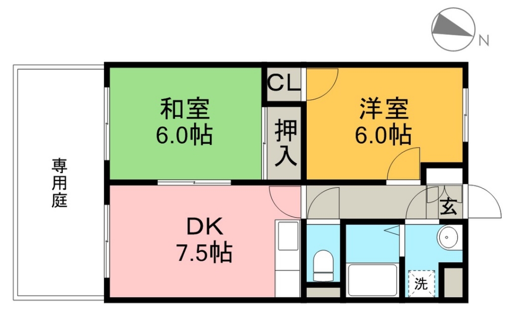 アトレ一宮 101号室 間取り