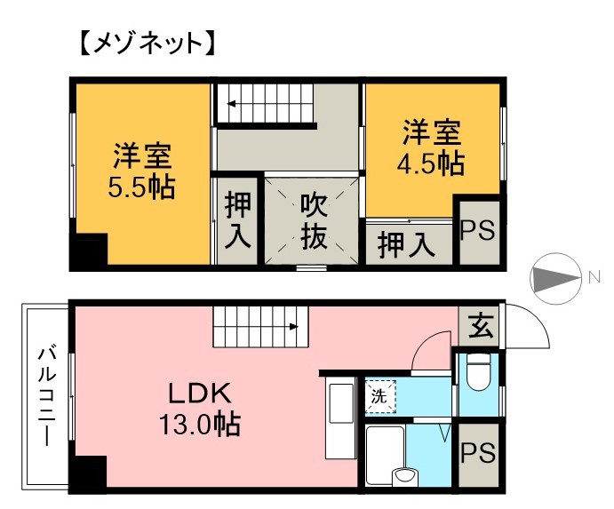 ＬＢ－１ 間取り図