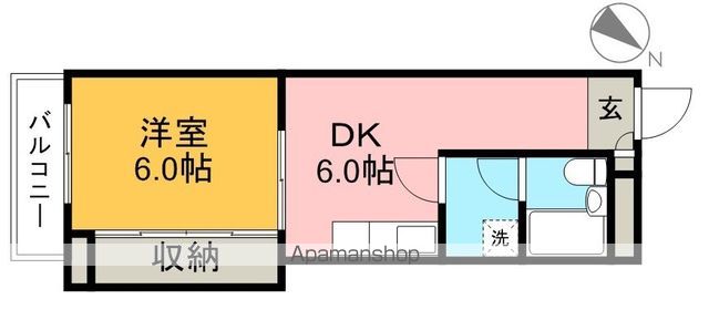 ドルフ高須 207号室 間取り