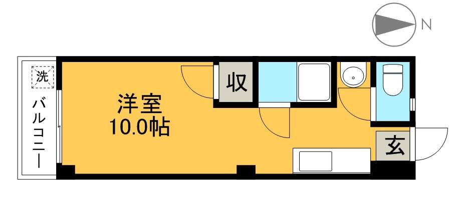 ピュアコート２１ 203号室 間取り